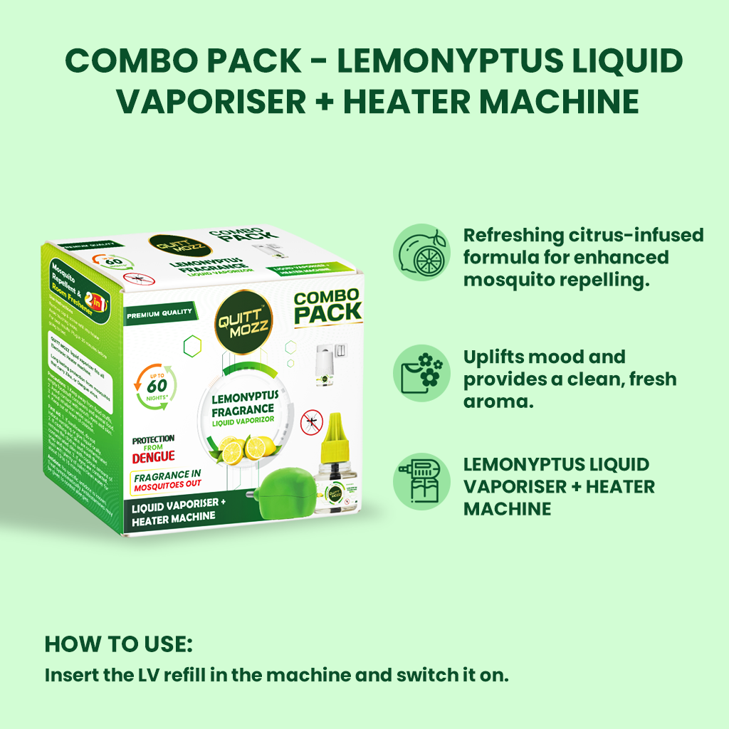 COMBO PACK - LEMONYPTUS LIQUID VAPORISER + HEATER MACHINE