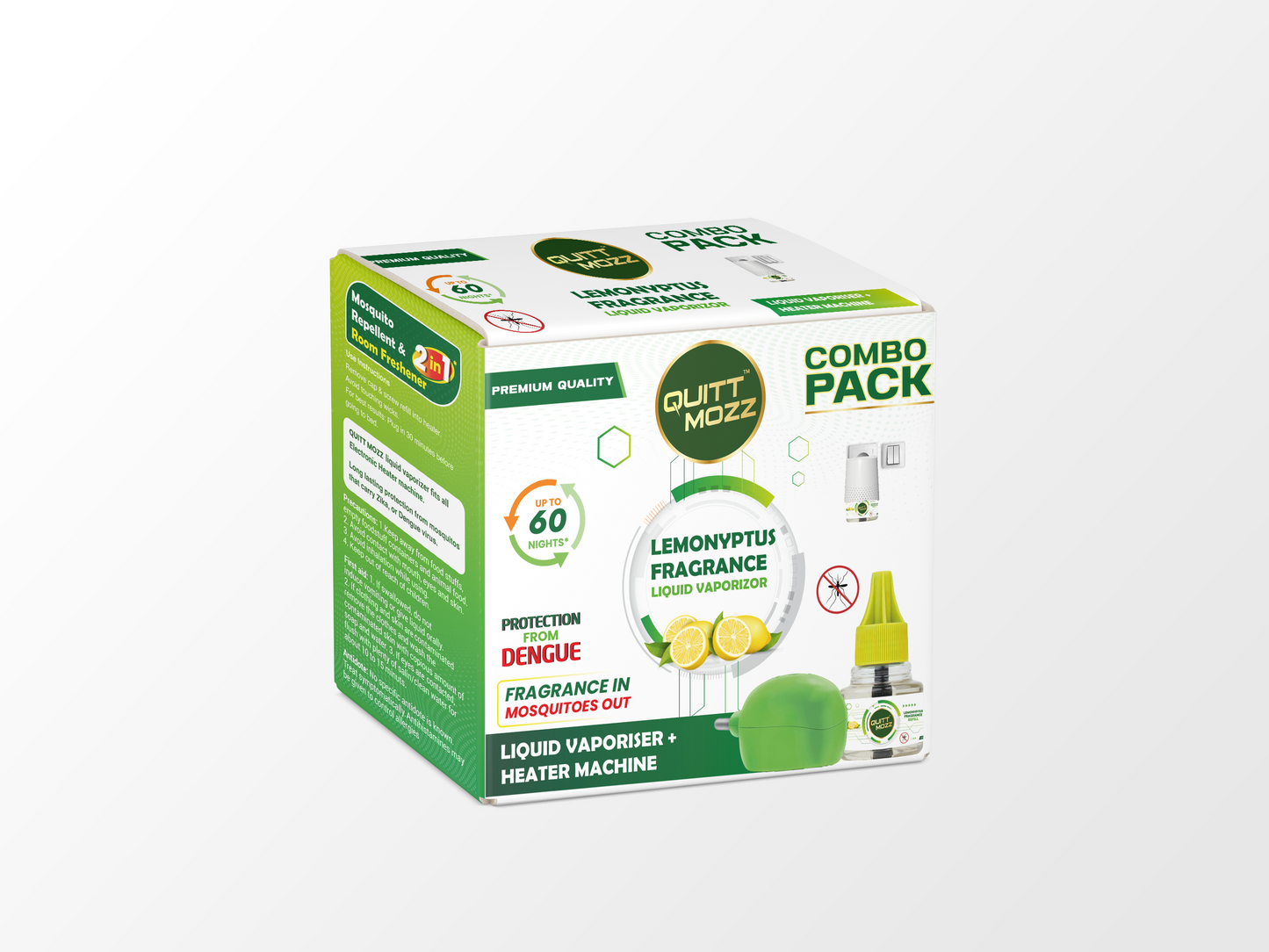 herbal liquid vaporizer for mosquito protection.