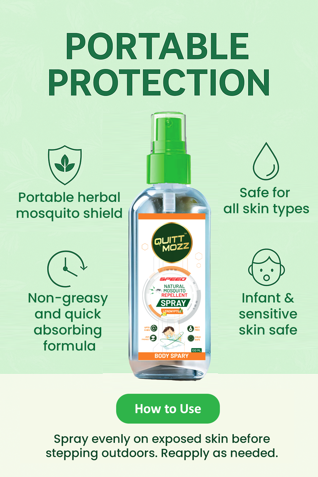 Herbal Body Spray ~ 100 ml