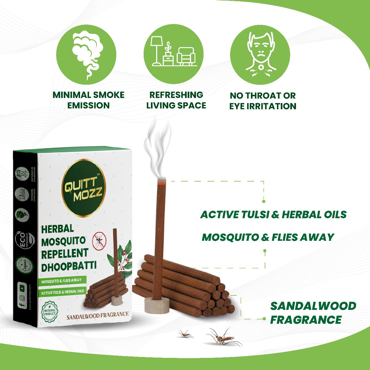 Quittmozz Herbal Dhoopsticks